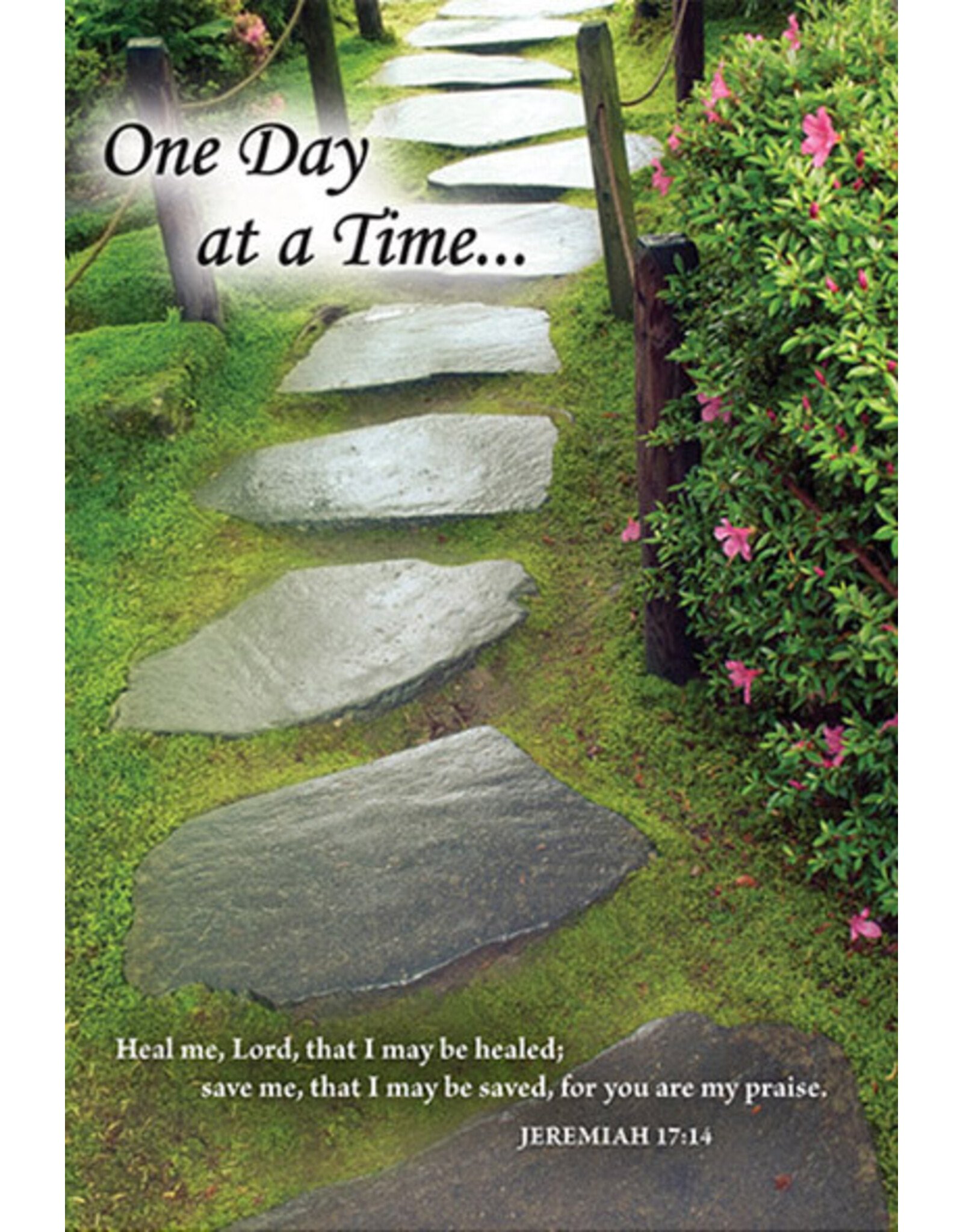 Greetings of Faith Card - One Day at a Time
