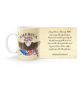 Nelson Art Mug - Lincoln, I Pray (America 250)