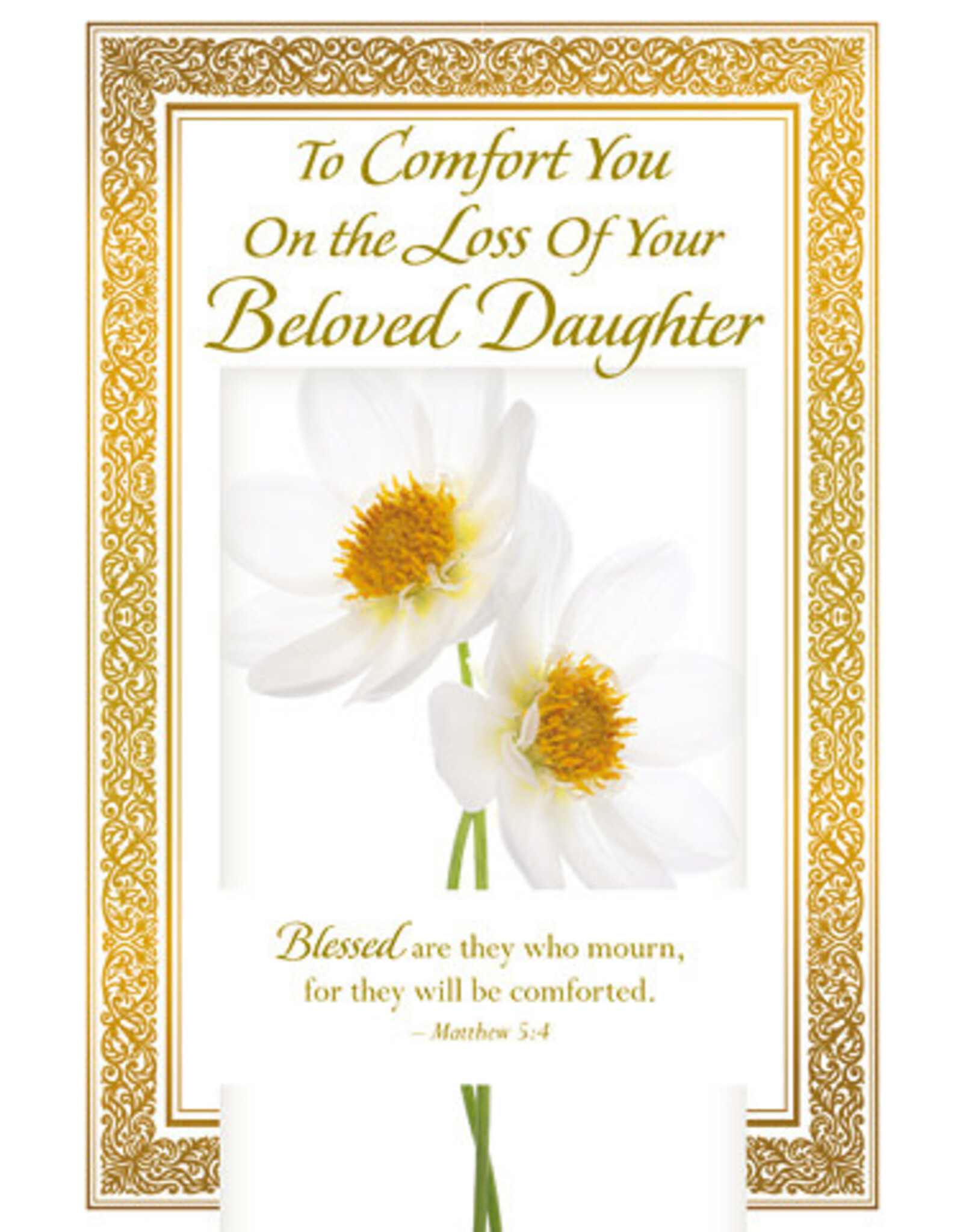 Greetings of Faith Card - Sympathy, Daughter