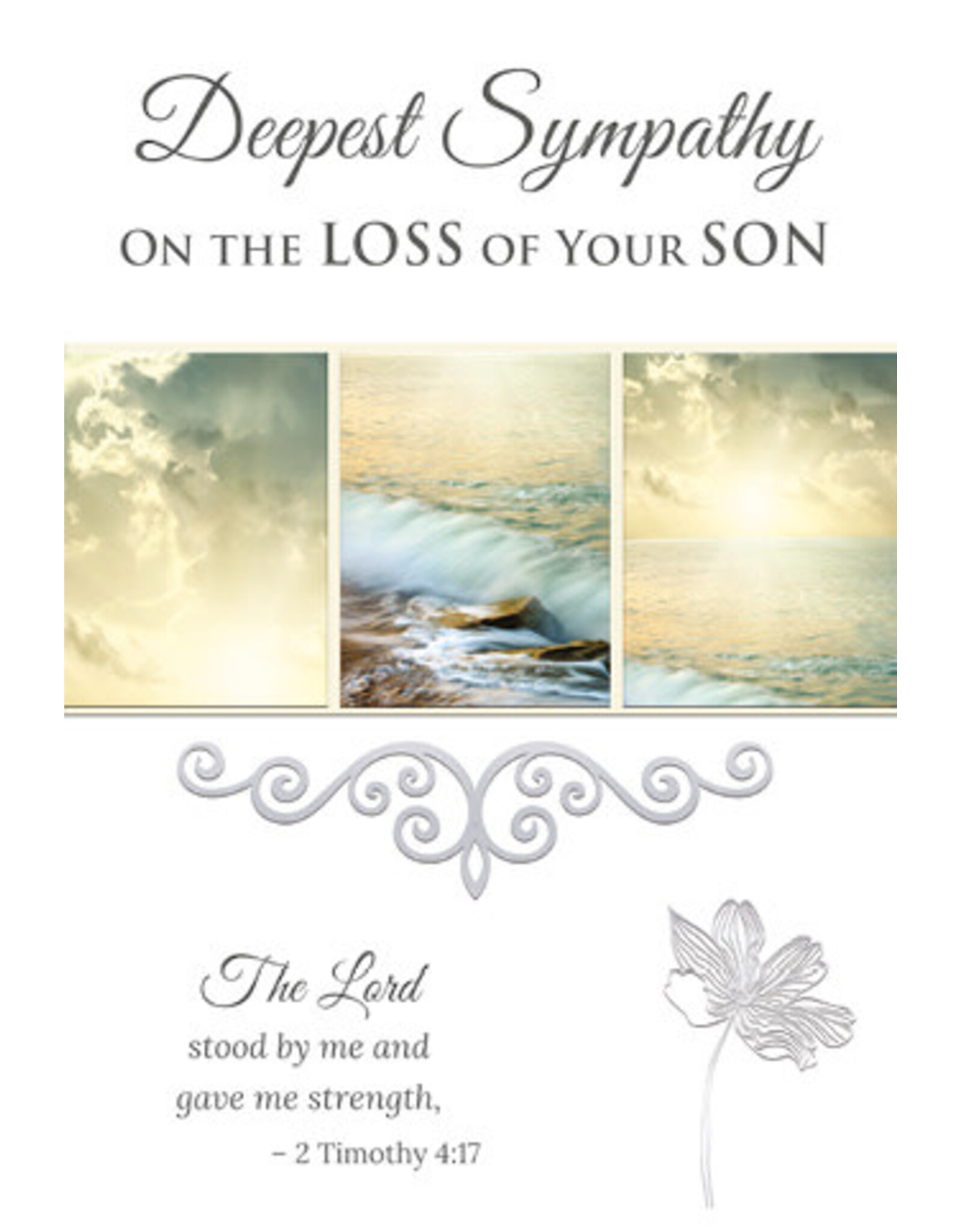 Greetings of Faith Card - Sympathy, Son