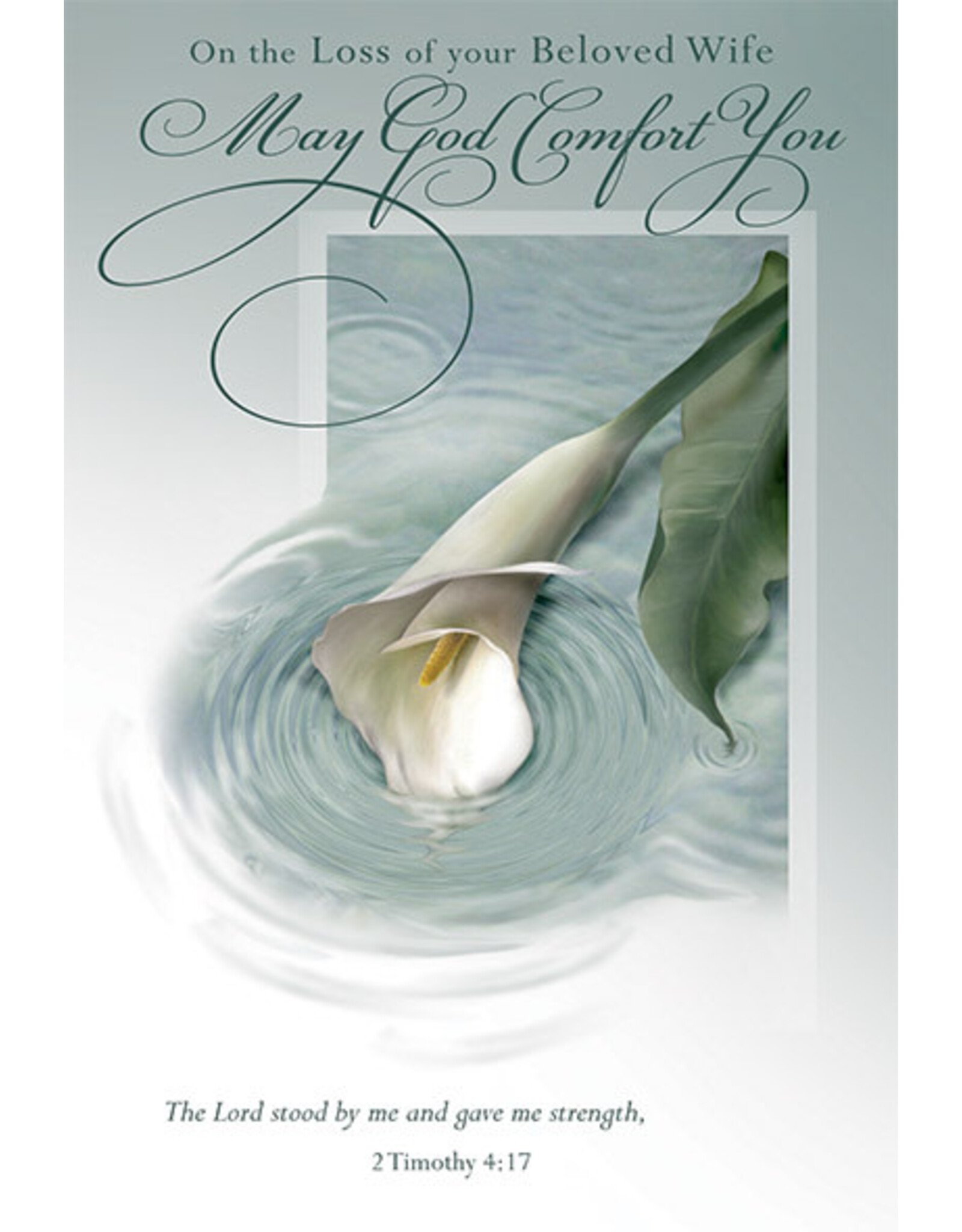 Greetings of Faith Card - Sympathy, Wife