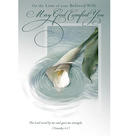 Greetings of Faith Card - Sympathy, Wife