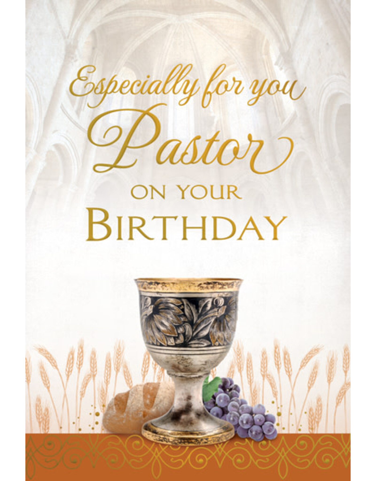 Greetings of Faith Card - Pastor Birthday