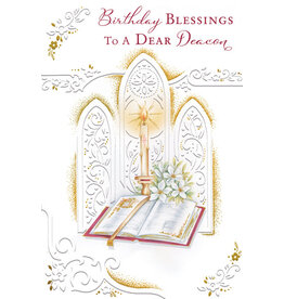 Greetings of Faith Card - Deacon Birthday