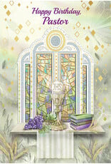 Greetings of Faith Card - Pastor Birthday