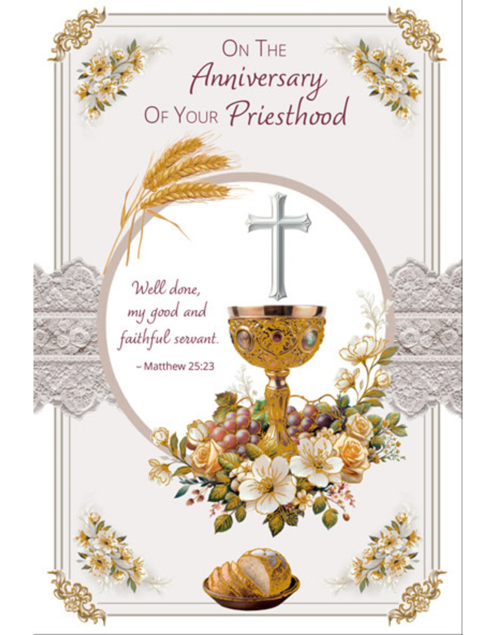 Greetings of Faith Card - Anniversary of Priesthood