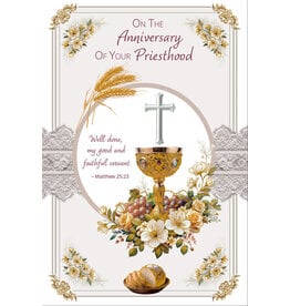 Greetings of Faith Card - Anniversary of Priesthood
