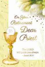 Greetings of Faith Card - Priest Retirement