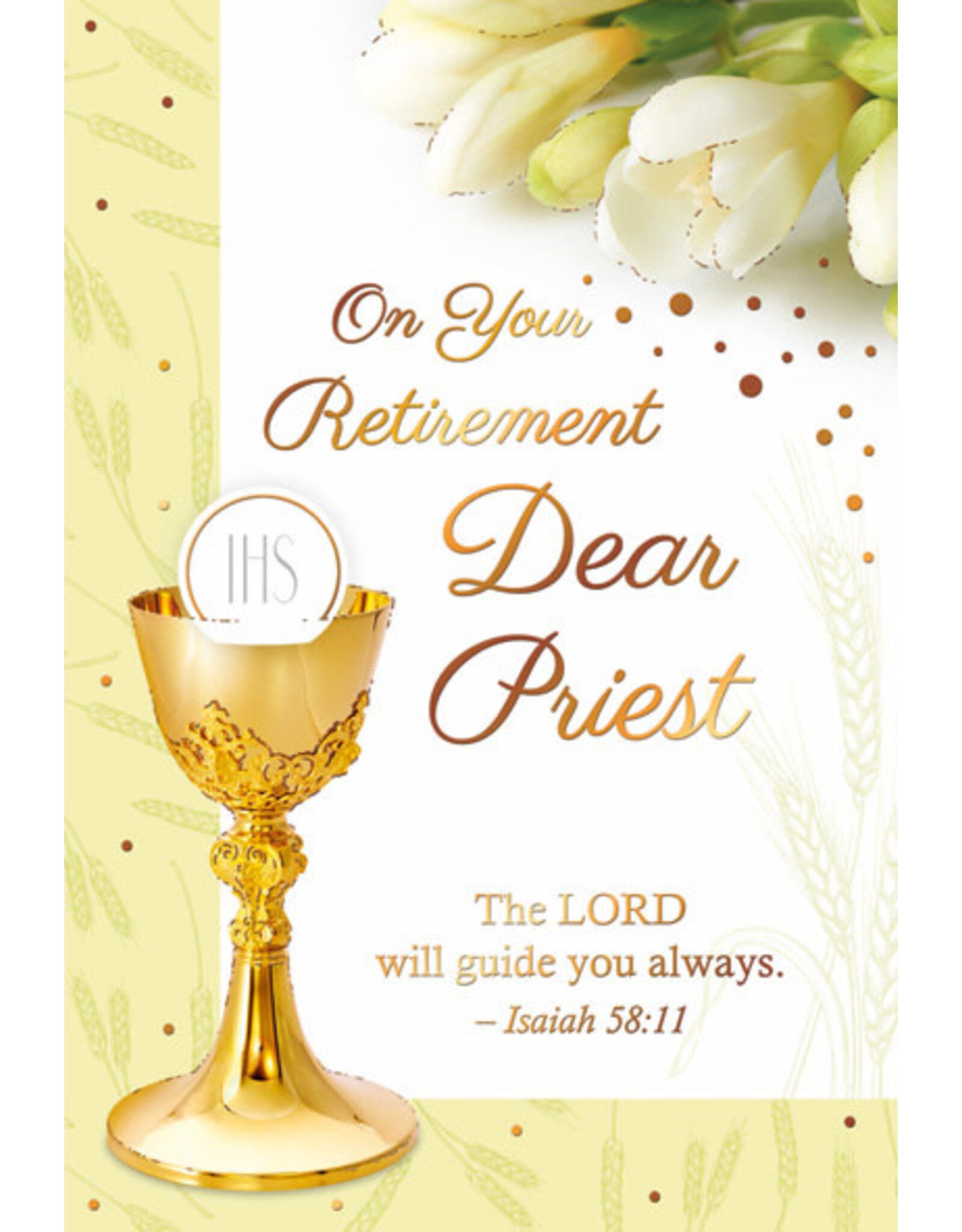 Greetings of Faith Card - Priest Retirement