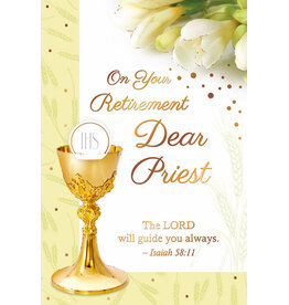 Greetings of Faith Card - Priest Retirement