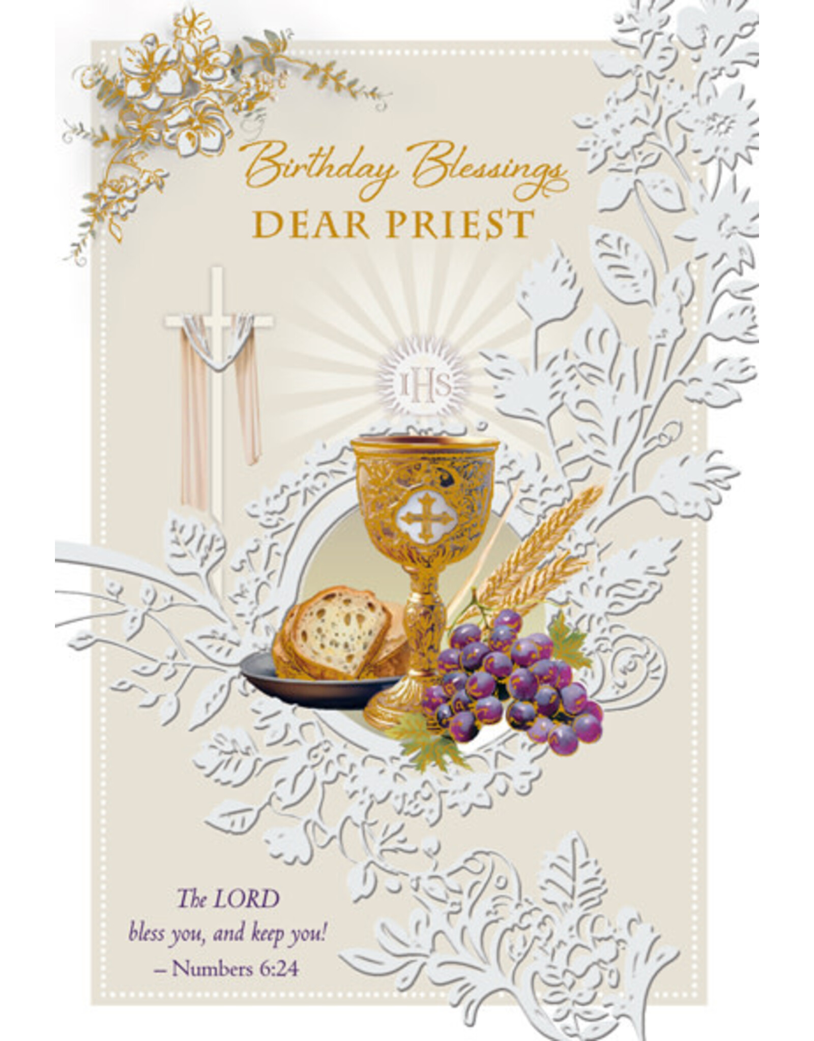 Greetings of Faith Card - Priest Birthday