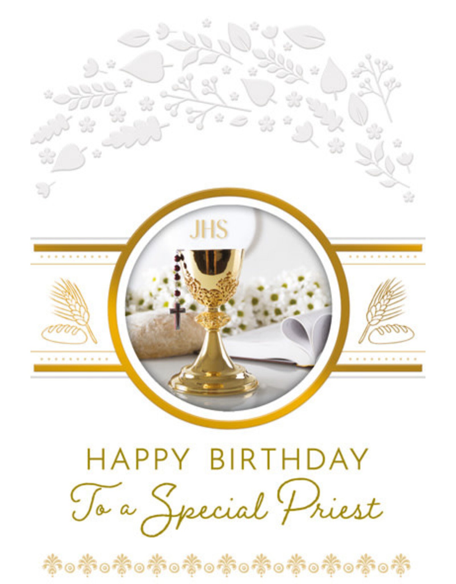 Greetings of Faith Card - Priest Birthday