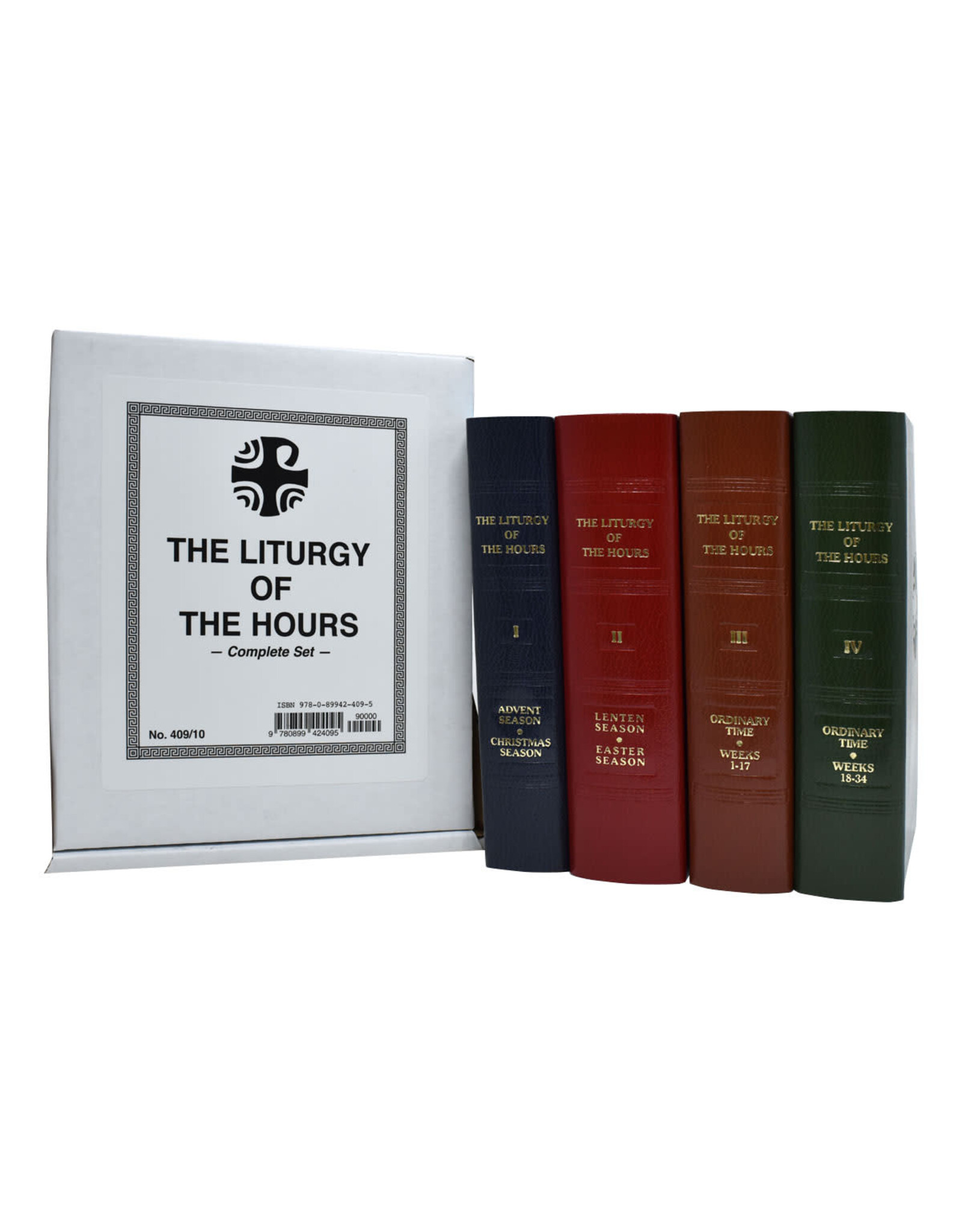 Catholic Book Publishing Liturgy of the Hours (Set of 4) (Blue, Burgundy, Brown, Green) NOTE: currently on backorder