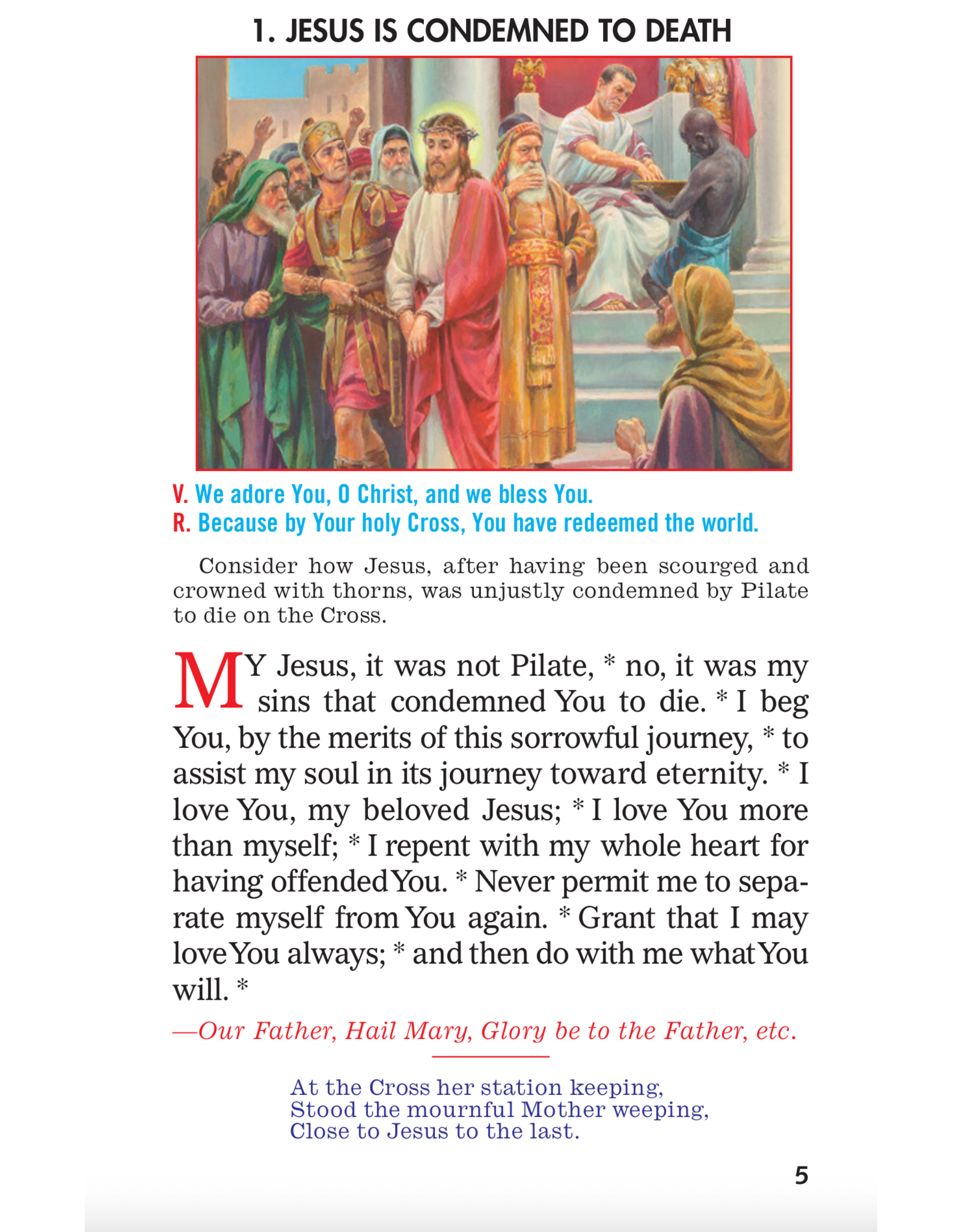 Catholic Book Publishing Way of the Cross by Saint Alphonsus Liguori