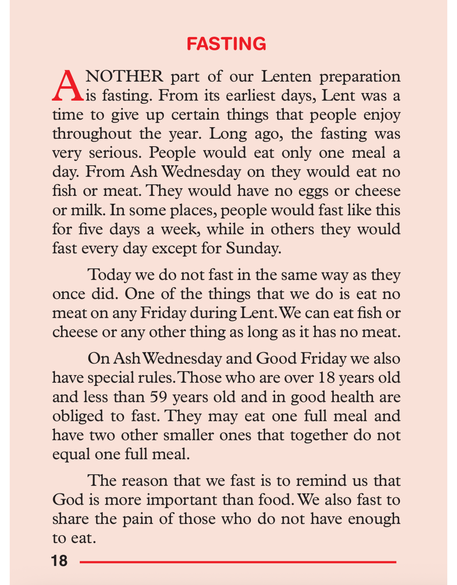 Catholic Book Publishing Celebrating Lent