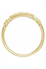 Stuller In The Name of Jesus Chastity Ring - Size 4, 10KT Gold