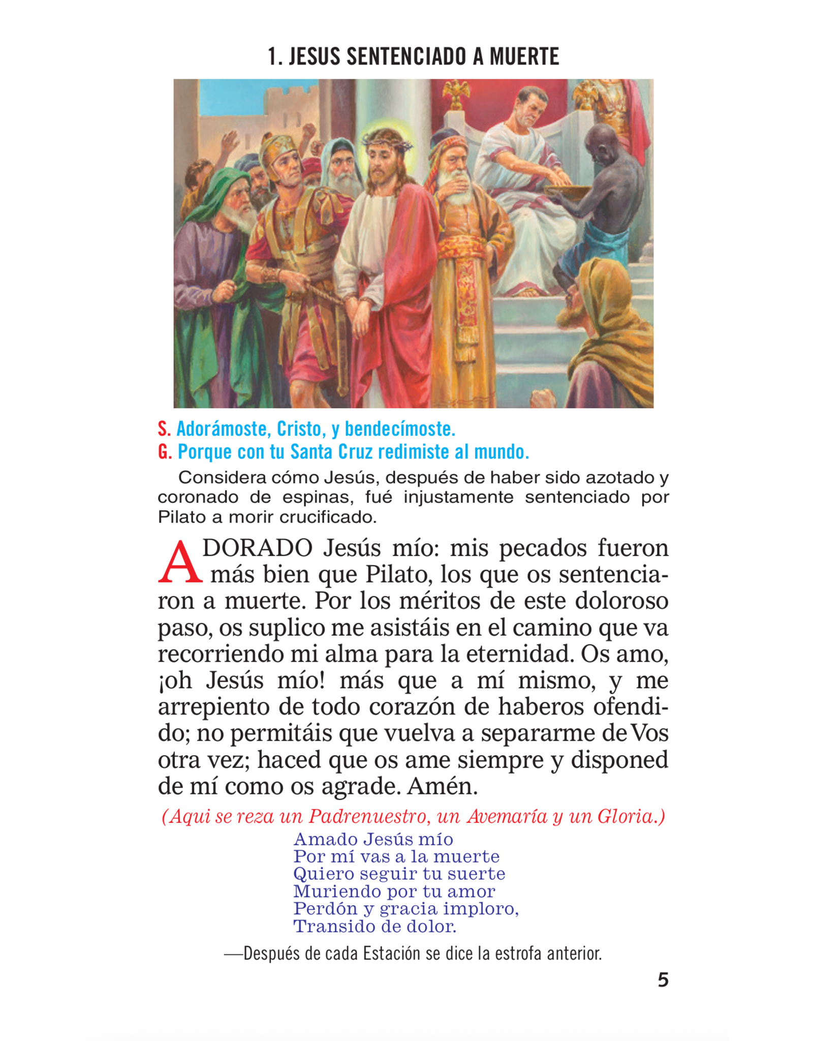 Catholic Book Publishing El Camino De La Cruz (El Via Crucis) (Way of the Cross by St. Alphonsus Liguori)