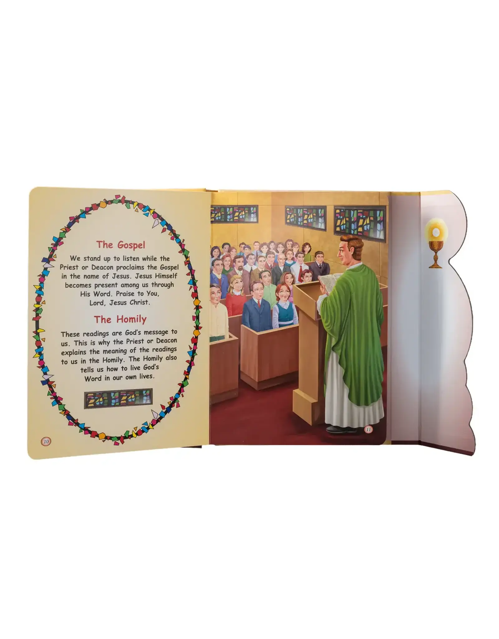 Catholic Book Publishing A Child's First Mass Book (Carry Along Board Book)