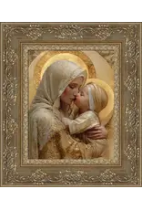 Barbara Alger Heavenly Kisses Gold Framed 8x10 Art Print