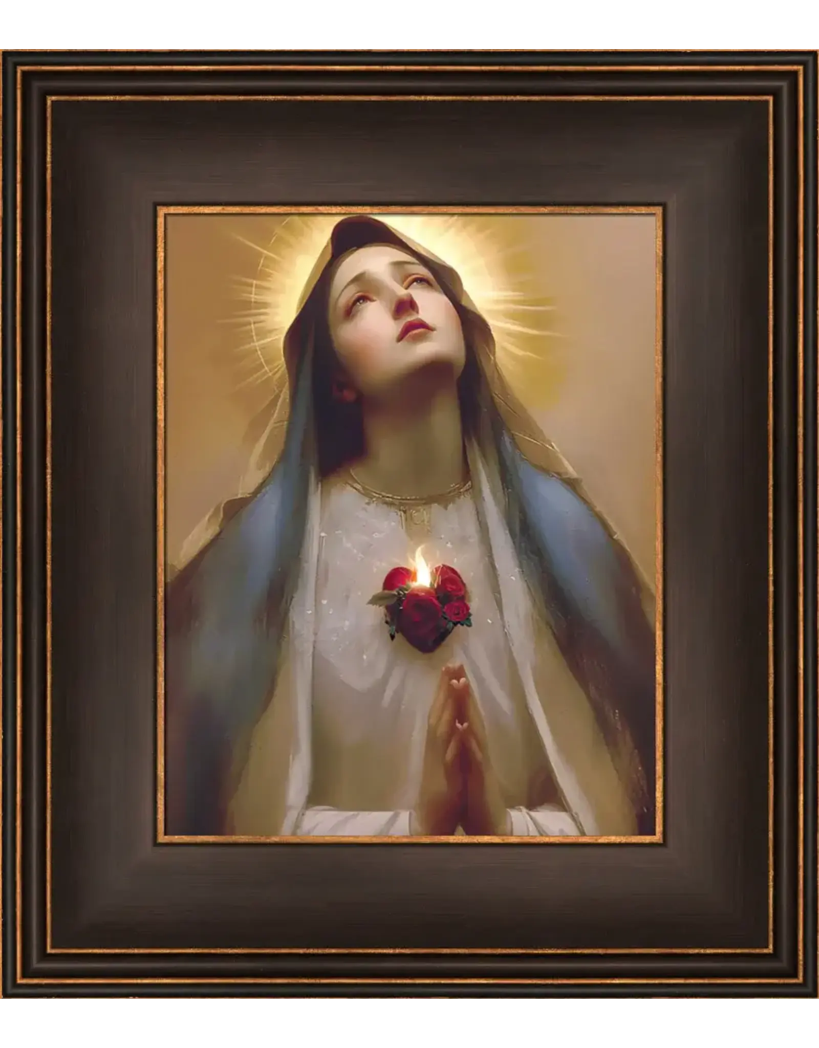 Barbara Alger Immaculate Heart of Mary Bronze Framed 8x10 Art Print