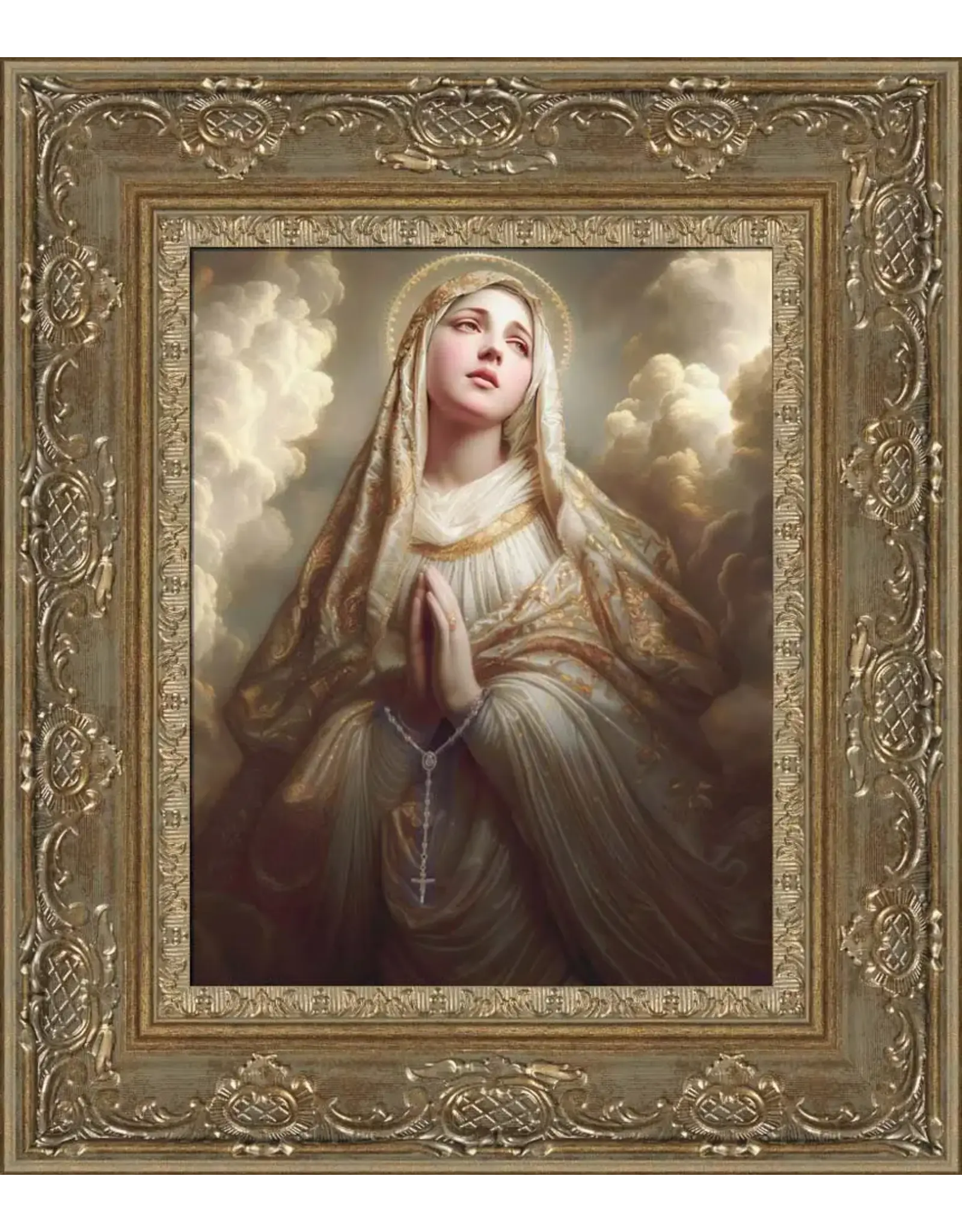Barbara Alger Hail Mary Gold Framed 8x10 Art Print