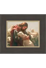 Barbara Alger Luke 15:10 Brown Framed 8x10 Art Print