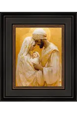 Barbara Alger Holy Family, Gold, Brown Framed 8x10 Art Print