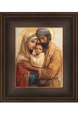 Barbara Alger Holy Family, Tender Moment, Brown Framed 8x10 Art Print