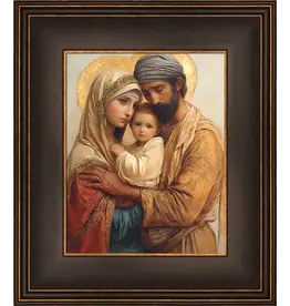 Barbara Alger Holy Family, Tender Moment, Brown Framed 8x10 Art Print