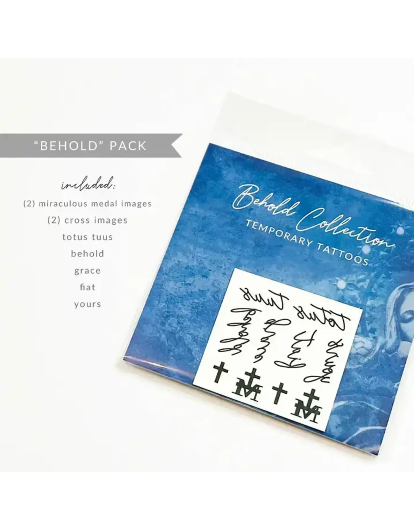 Just Love Prints Temporary Tattoos - Behold Collection