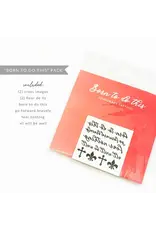 Just Love Prints Temporary Tattoos - Born To Do This Collection