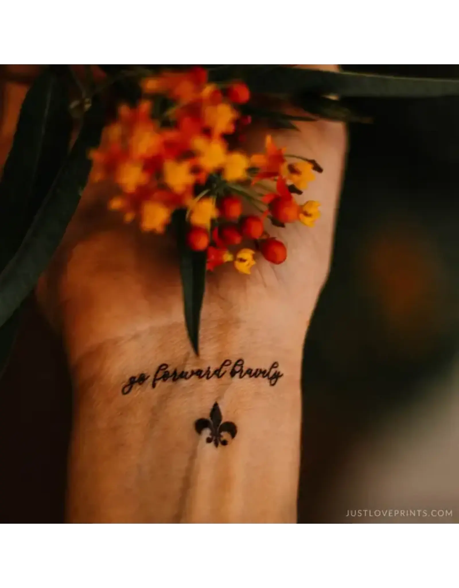 Just Love Prints Temporary Tattoos - Born To Do This Collection