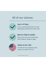 Just Love Prints Temporary Tattoos - Born To Do This Collection