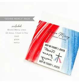 Just Love Prints Temporary Tattoos - Divine Mercy Collection