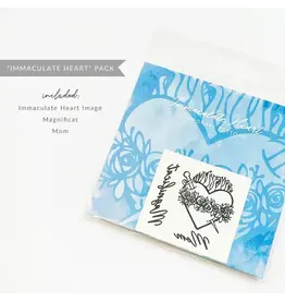 Just Love Prints Temporary Tattoos - Immaculate Heart Collection