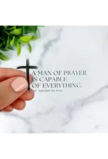 Just Love Prints Sticker - A Man of Prayer (St. Vincent de Paul)