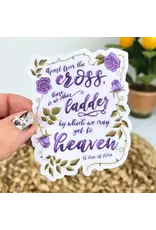 Just Love Prints Sticker - Apart from the Cross (St. Rose of Lima)