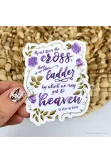 Just Love Prints Sticker - Apart from the Cross (St. Rose of Lima)