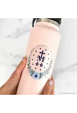 Just Love Prints Sticker - Floral Border Miraculous Medal