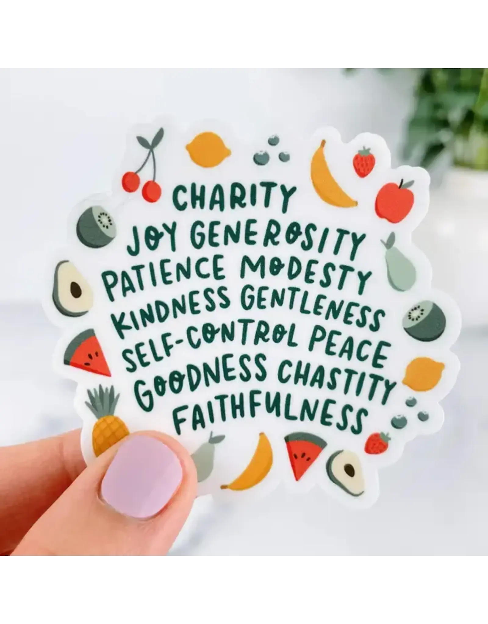 Just Love Prints Sticker - Fruits of the Holy Spirit