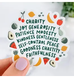 Just Love Prints Sticker - Fruits of the Holy Spirit