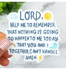 Just Love Prints Sticker - God is with Me