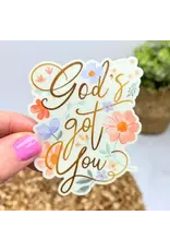 Just Love Prints Sticker - God's Got You
