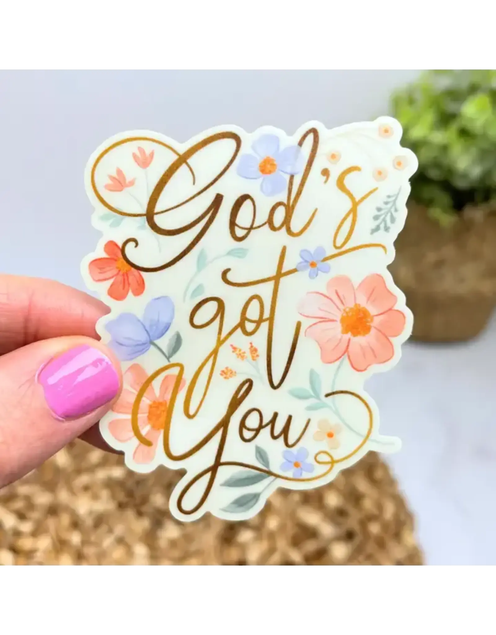 Just Love Prints Sticker - God's Got You
