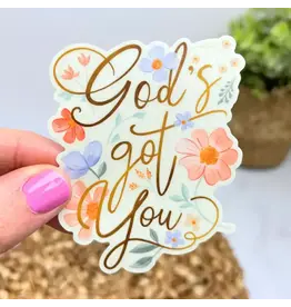 Just Love Prints Sticker - God's Got You