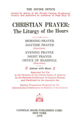 Catholic Book Publishing Christian Prayer - Black Leather