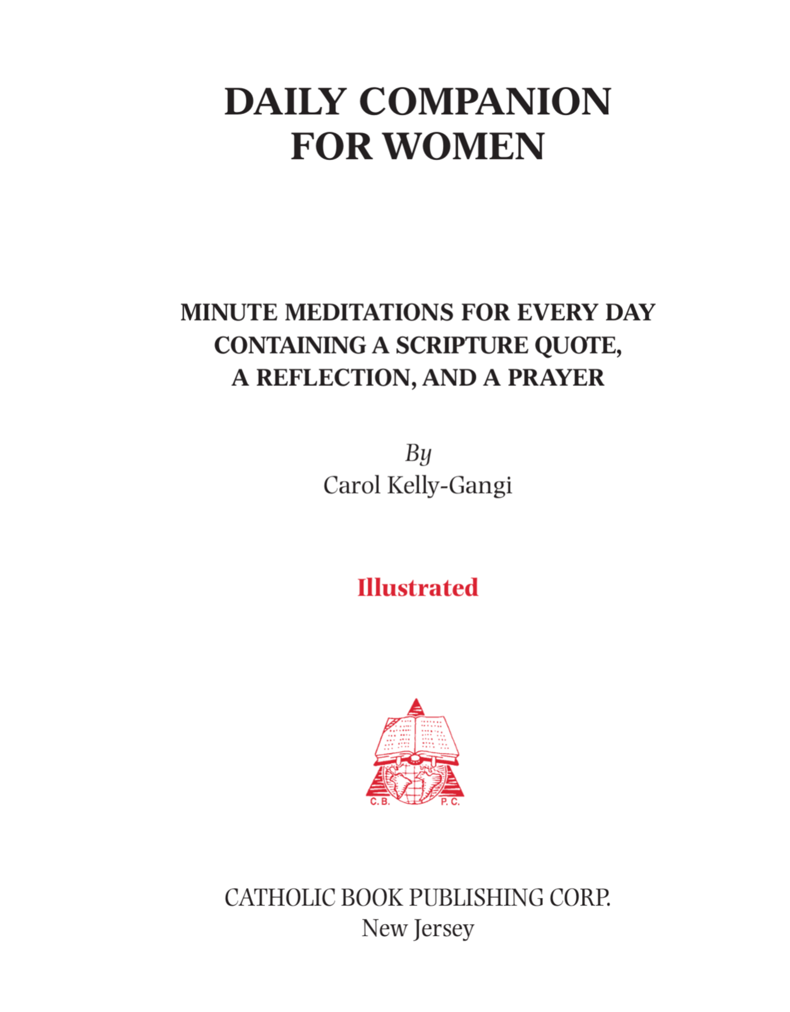 Catholic Book Publishing Daily Companion for Women
