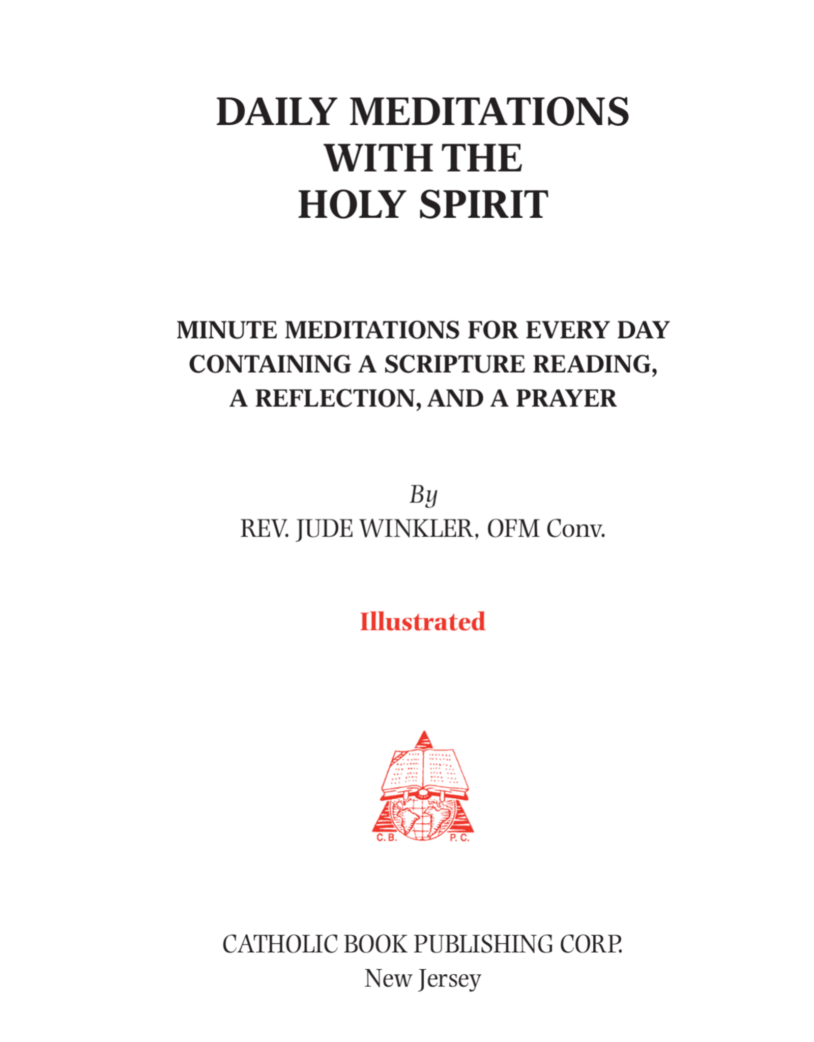 Catholic Book Publishing Daily Meditations with the Holy Spirit