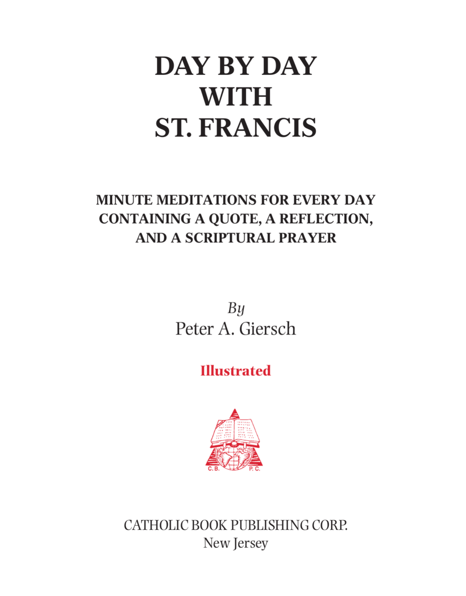 Catholic Book Publishing Day by Day with St. Francis