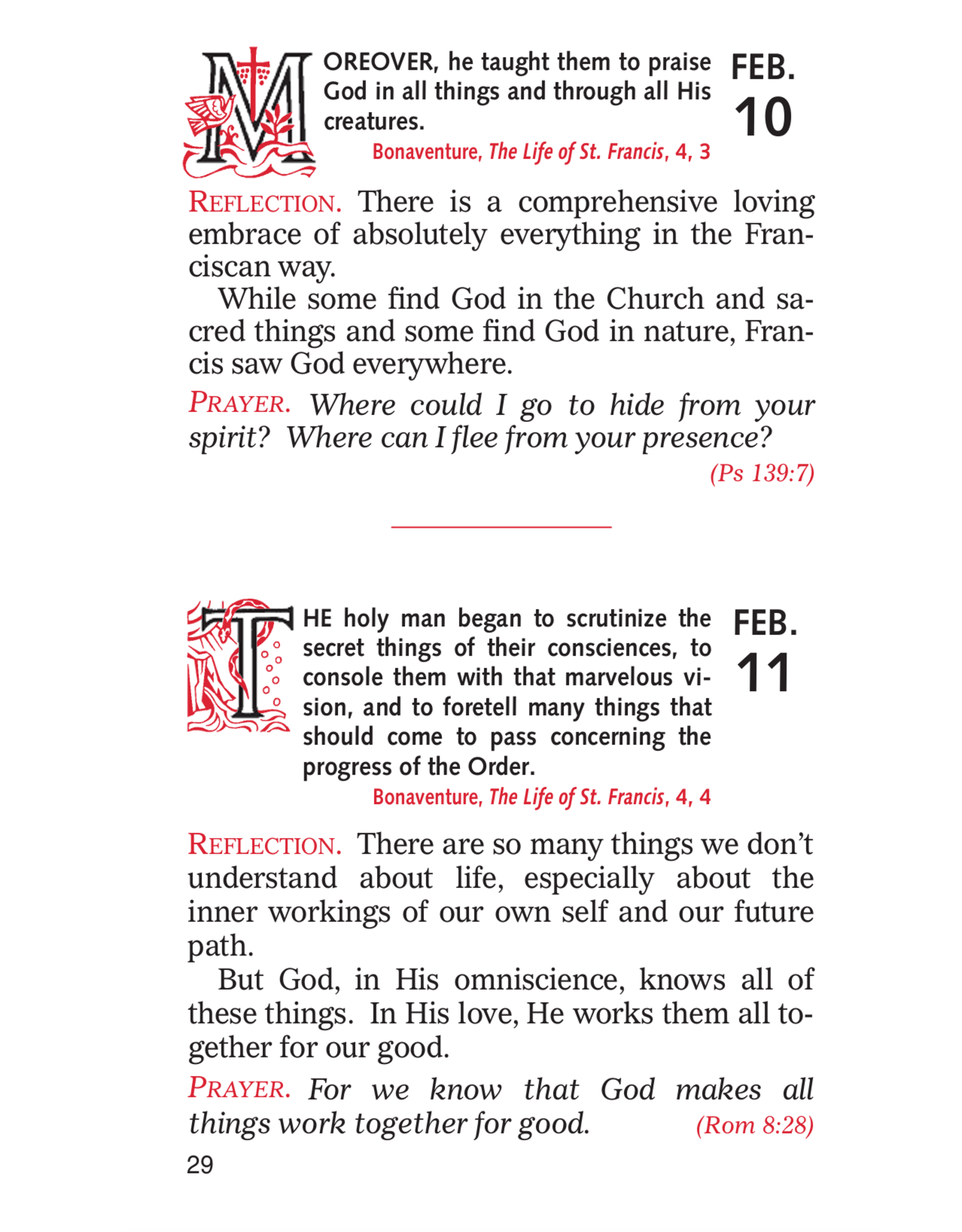 Catholic Book Publishing Day by Day with St. Francis